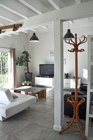 TV, DVD player, table tennis