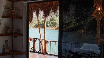 Presidentiële chalet | Uitzicht vanuit de kamer