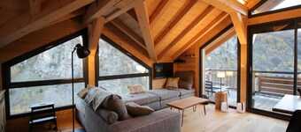 CHALET 4* 10 PERSONS Exceptional view of the Galibier massif