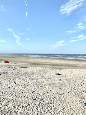 Sun loungers, beach towels