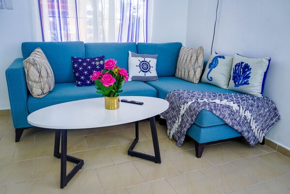 Villa, Multiple Beds | Living area
