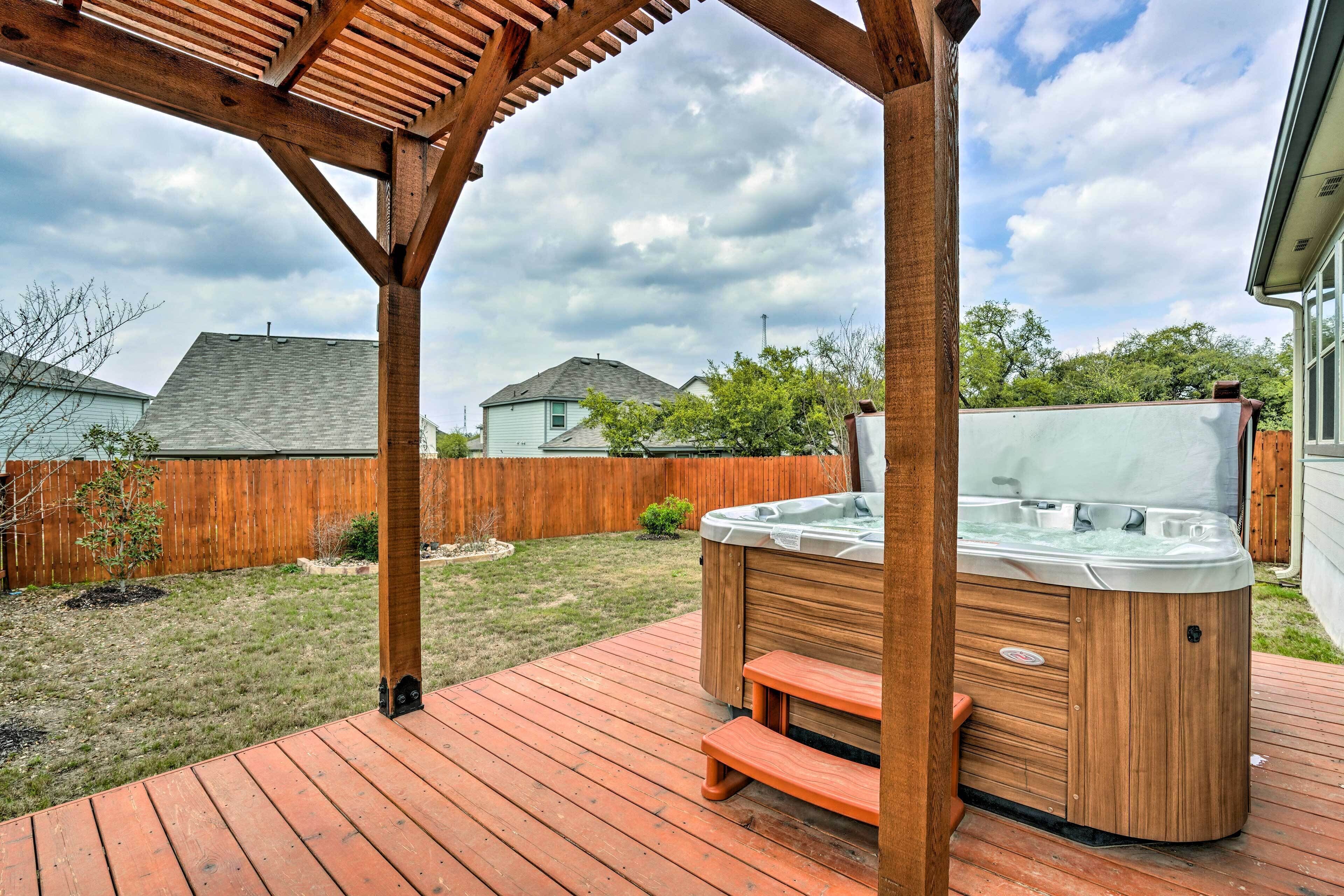 San Antonio Vacation Rental w/ Hot Tub, Yard!