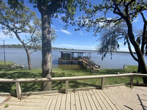 Property grounds - Romantic Lakefront Retreat: Hot Tub, Private Deck, Screened Porch, Dock & Kayaks (Trinity)