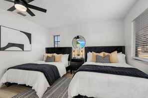 3 chambres, fer et planche à repasser, lit de bébé portatif, Wi-Fi