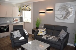 Smart-TV, peis og stereoanlegg