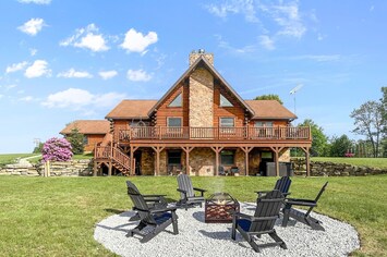Welcome to our Log Home on 32 acres of total seclusion.   