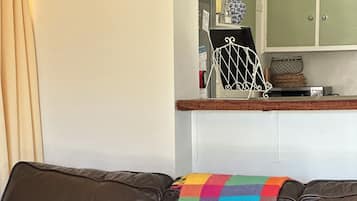 Smart TV, chimenea y libros