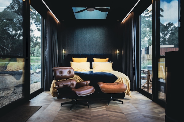 Studio Mewah, 1 Tempat Tidur King | Area keluarga | Perapian