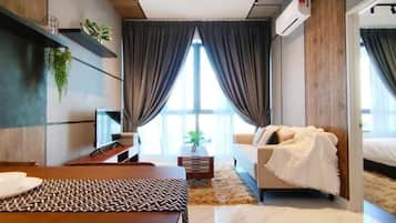 1 bedroom, Egyptian cotton sheets, premium bedding, minibar