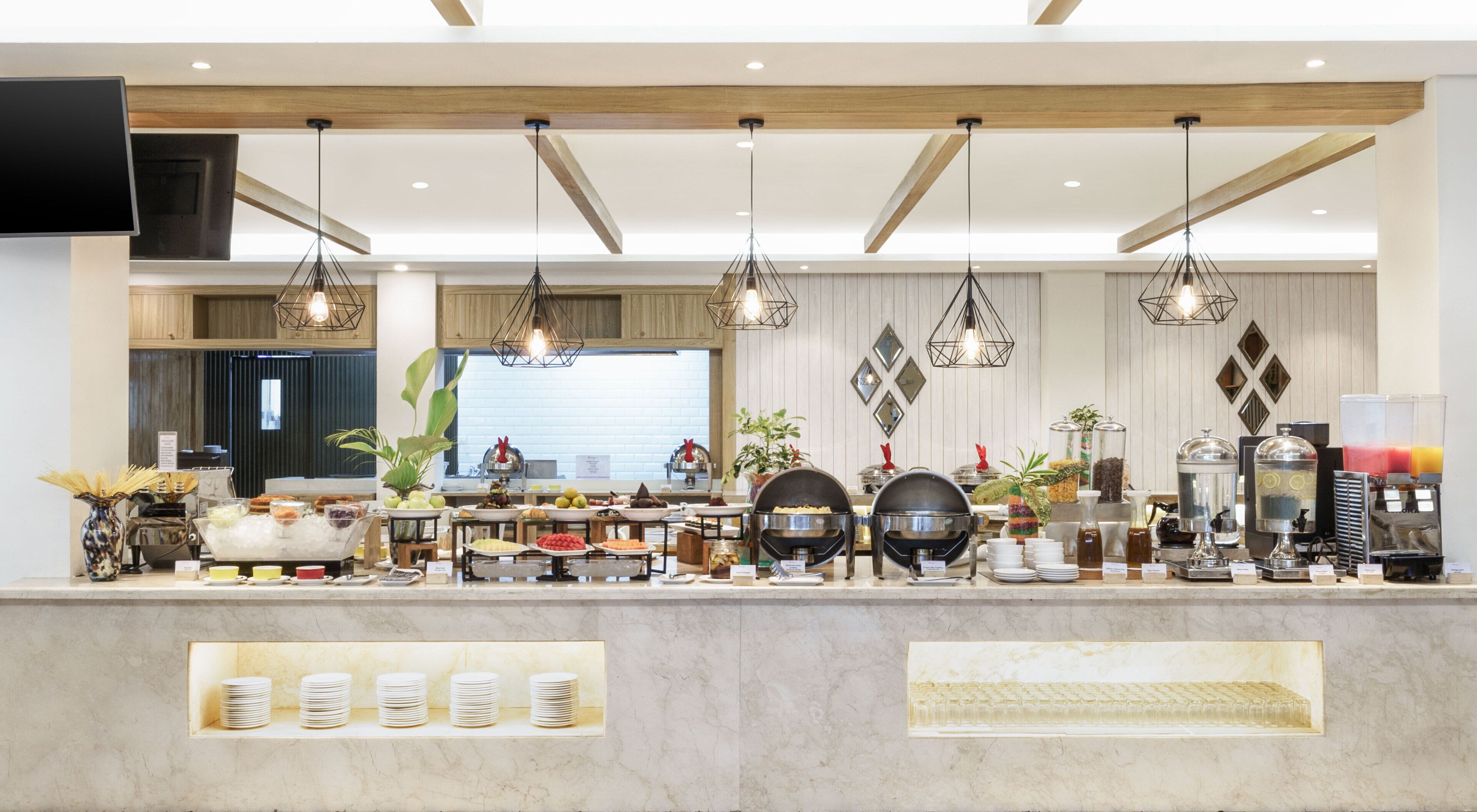 Daily buffet breakfast (IDR 150000 per person)