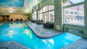 Indoor pool, a heated pool