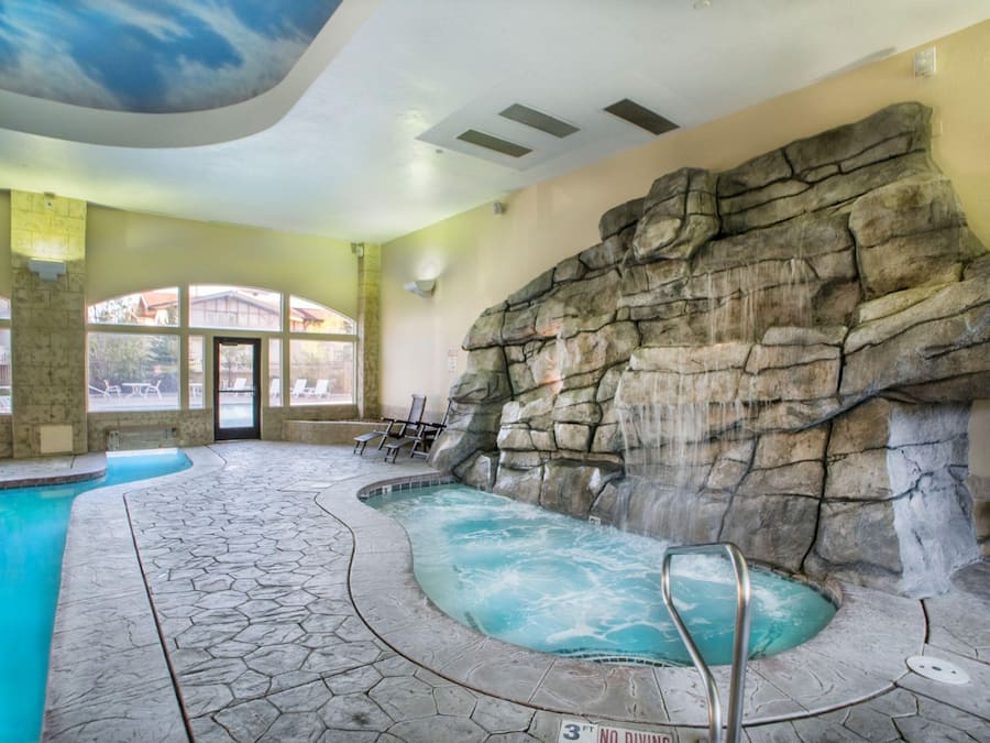 Indoor pool, a heated pool