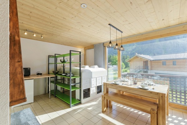 Open plan living area