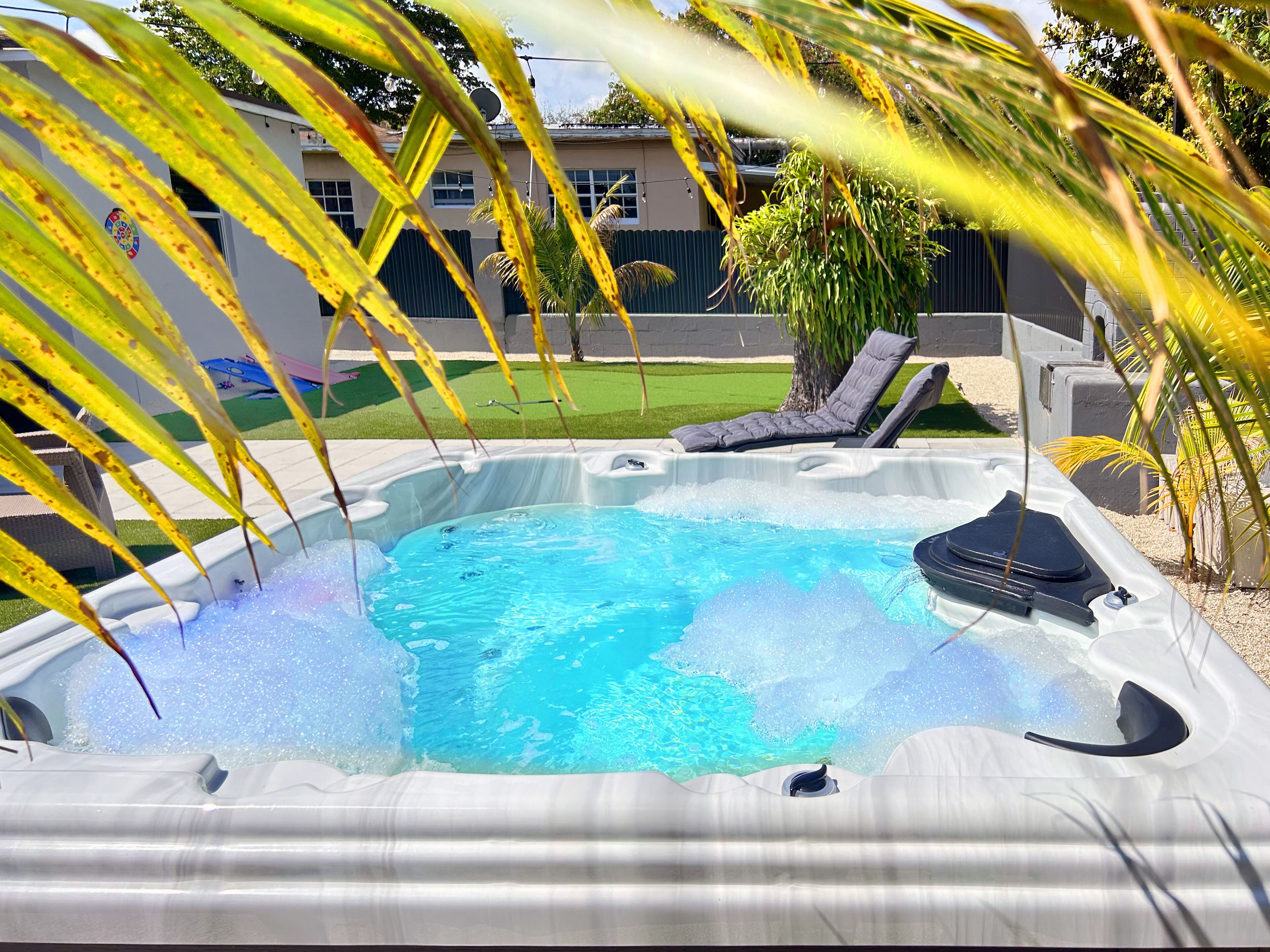 Bain à remous extérieur