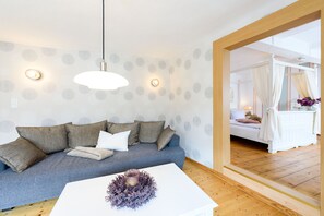 Een flatscreentelevisie