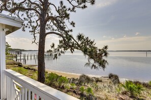 Property grounds - Waterfront Ochlockonee Bay Cottage w/ Views! (Panacea)