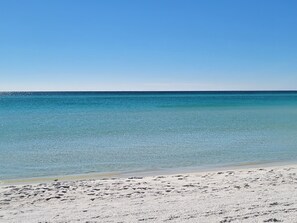 Beach nearby, sun-loungers
