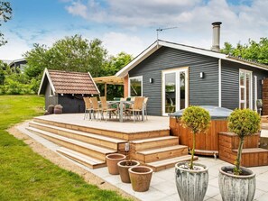 Outdoor dining - 8 Person Holiday Home in Struer (Struer)