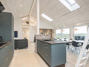 House | Private kitchen - 12 Person Holiday Home in Lokken (Lokken)