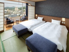 Japanese Western Style Room, Non Smoking | Down comforters, free WiFi - HOTEL SAKURA URESHINO (Ureshino)