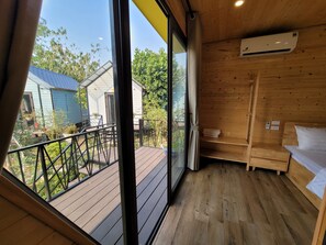 Bungalow, vue jardin (Phoenix) | Literie de qualité supérieure, matelas mémoire de forme, minibar