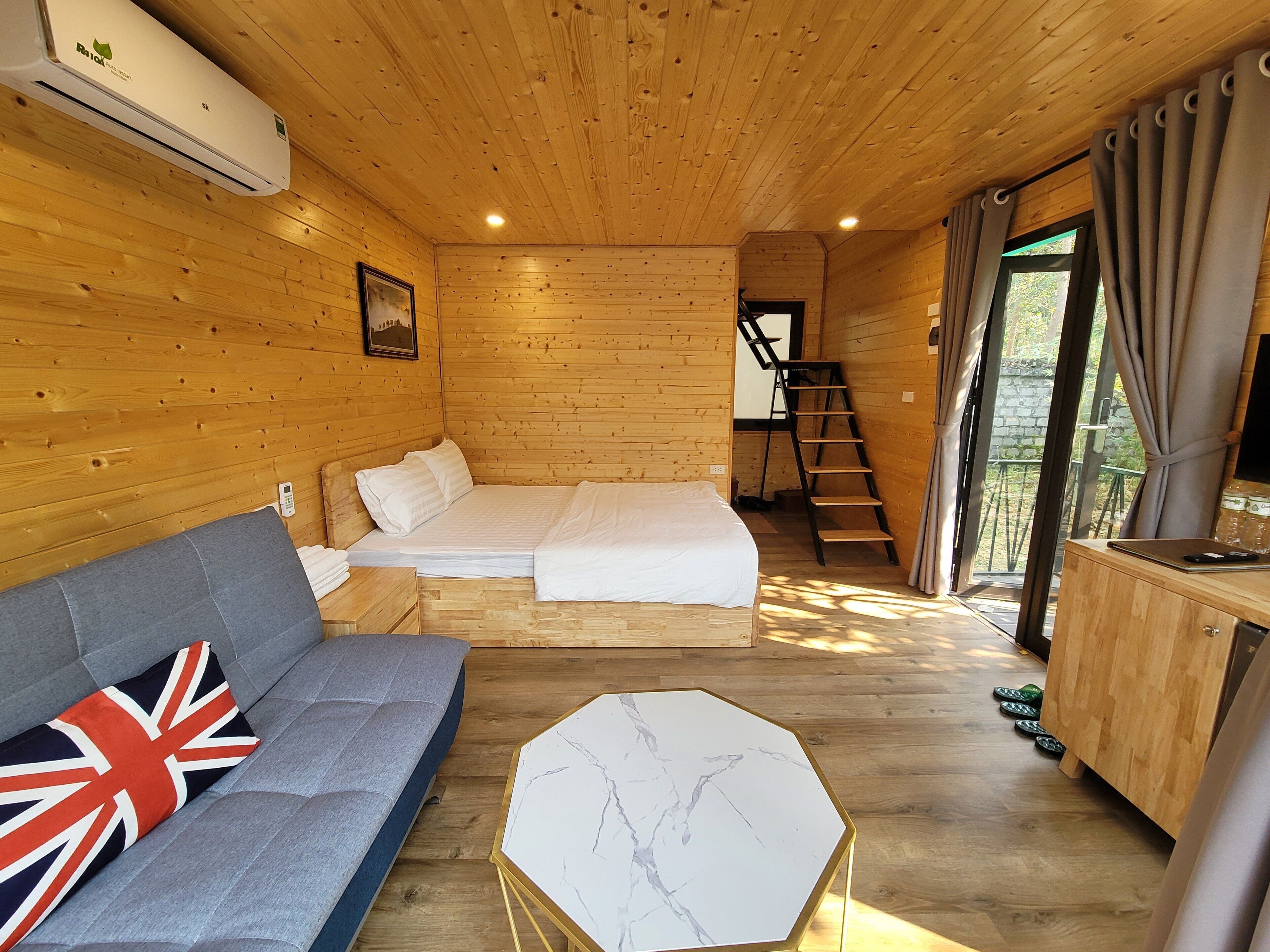 Penhouse Bungalow | Bộ đồ giường cao cấp, nệm cao su hoạt tính (memory foam), minibar 