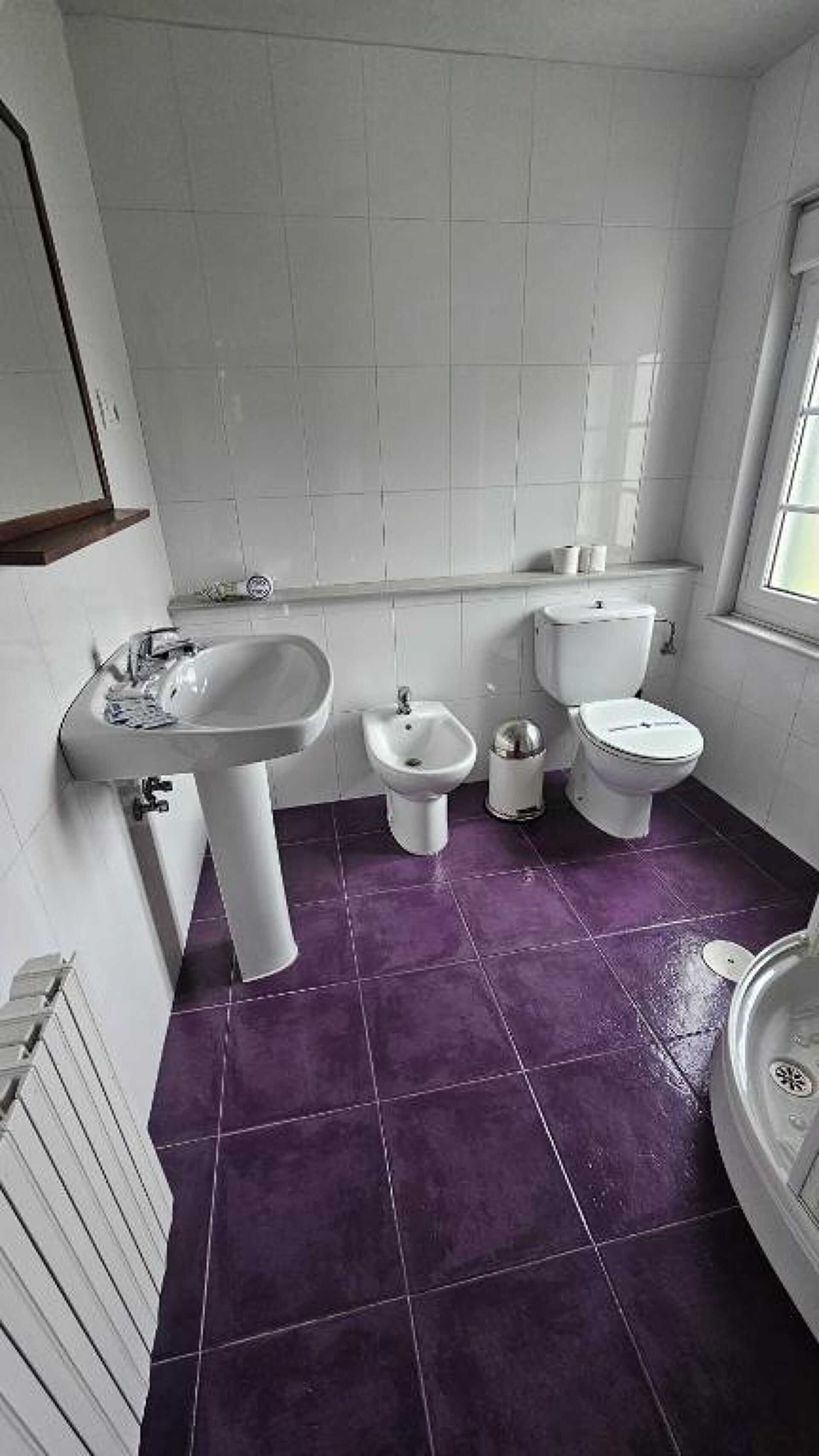 Hair dryer, towels