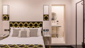 Deluxe-Doppelzimmer | Zimmersafe, Verdunkelungsvorhänge, schallisolierte Zimmer