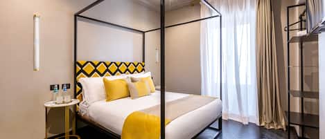 Deluxe-Doppelzimmer | Zimmersafe, Verdunkelungsvorhänge, schallisolierte Zimmer