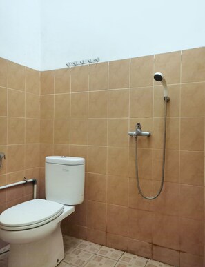 Dusche, Handtücher, Toilettenpapier