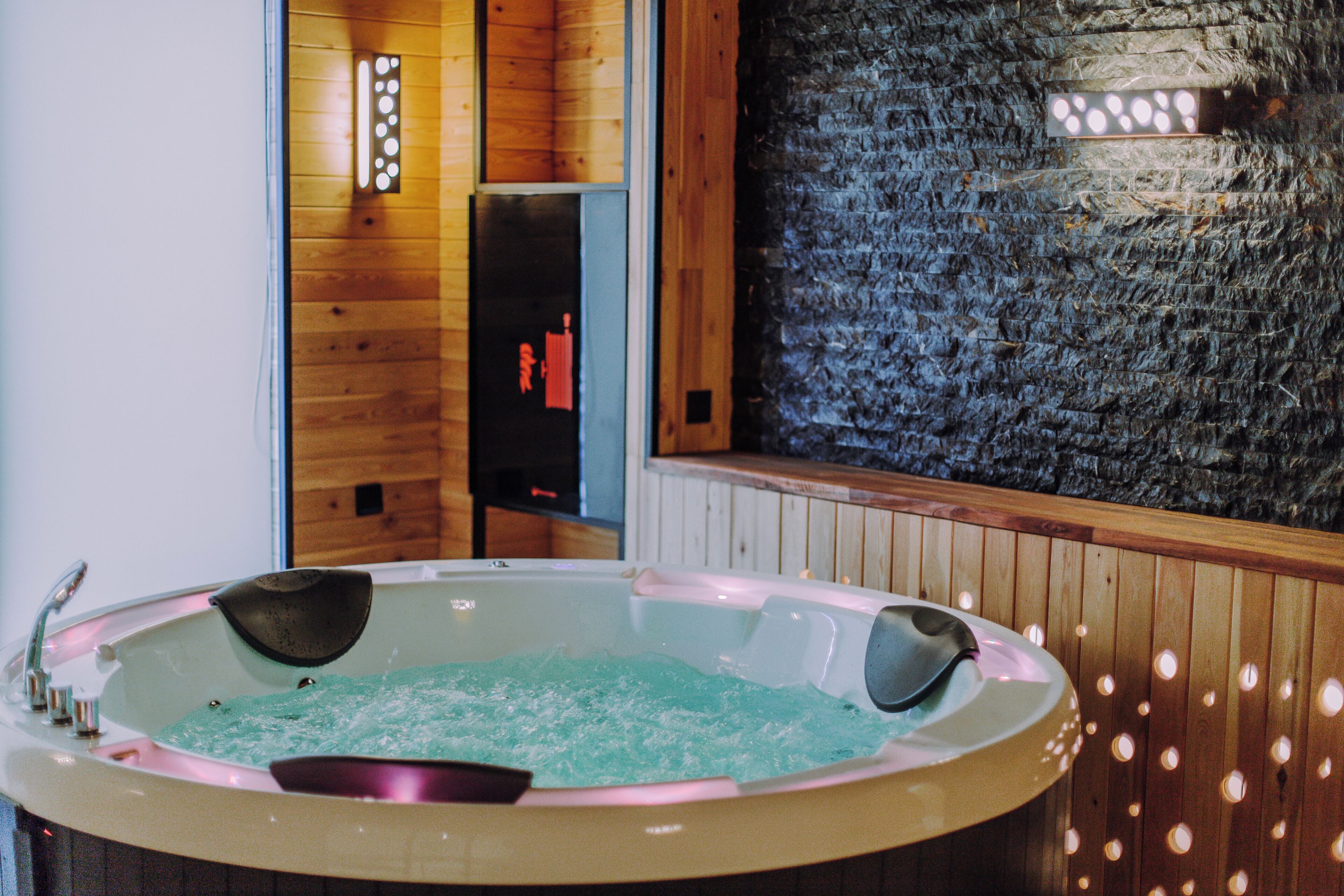 Baignoire à remous intérieure