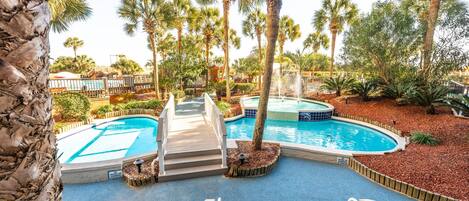 Indoor pool, a heated pool
