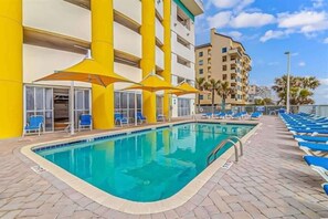 Indoor pool, a heated pool