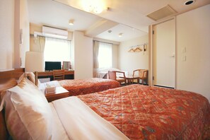 Desk, free WiFi, bed sheets - Business Hotel Mercury Royal Inn Group (Higashimurayama)