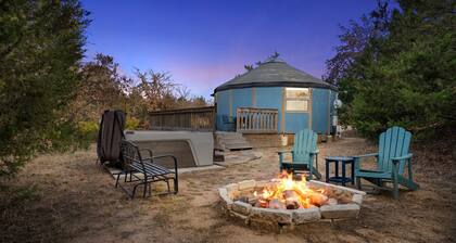 Blue Velvet Yurt Saint Jo Texas