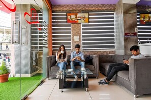 Sala de estar en el lobby