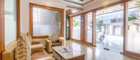 Sitzecke in der Lobby