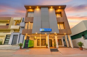 Entrée de l’hébergement