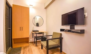 Sengetøy i egyptisk bomull, sengetøy av topp kvalitet og safe på rommet