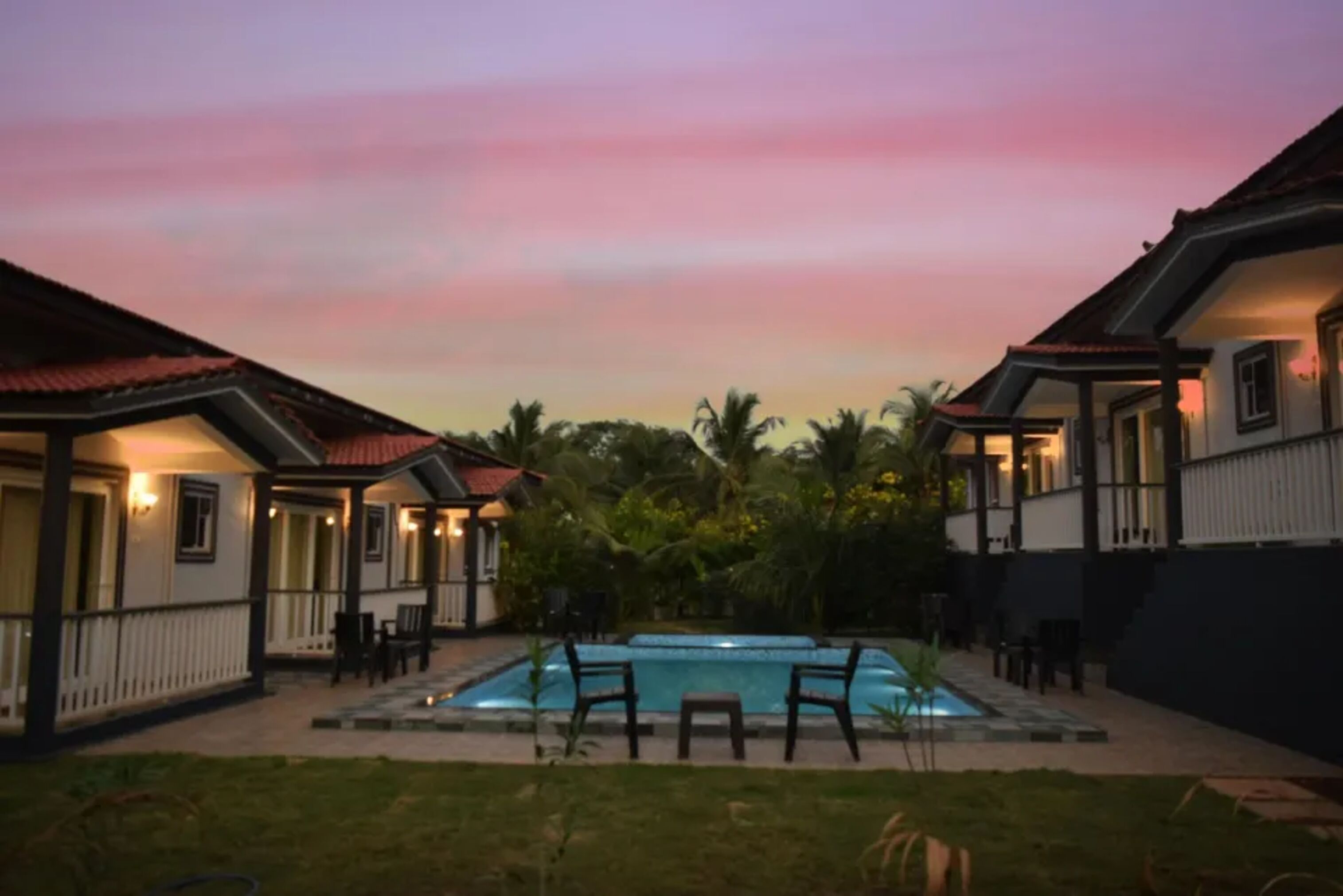 Façade de l’hébergement