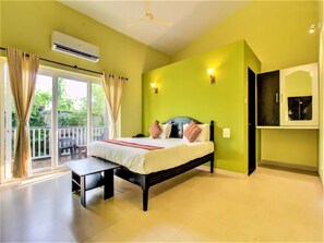 Egyptian cotton sheets, premium bedding, in-room safe, desk - FabHotel Vagator Retreat Resort With Swimming Pool (Vagator)