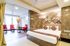 Habitación ejecutiva, 1 cama King size | Sábanas de algodón egipcio y ropa de cama de alta calidad 