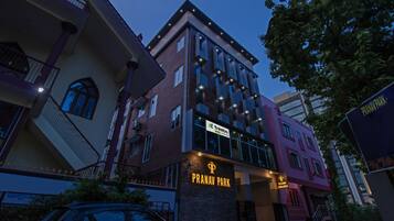 Front of property – evening/night