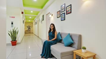 Sitteområde i lobbyen