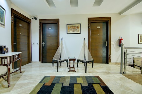 Sala de estar en el lobby