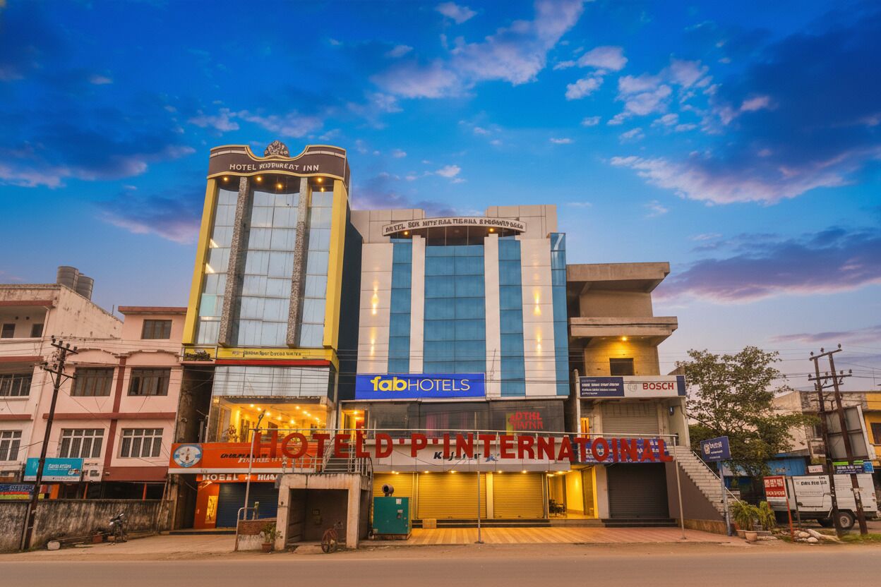 Voorkant van accommodatie