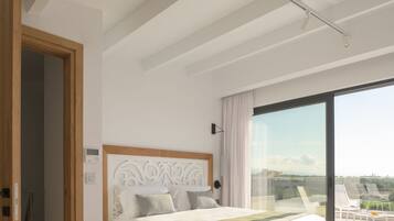 7 soveværelser, pengeskab på værelset, lydisolering