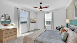 5 개의 침실, 노트북 작업 공간, 다리미/다리미판, 침대 시트