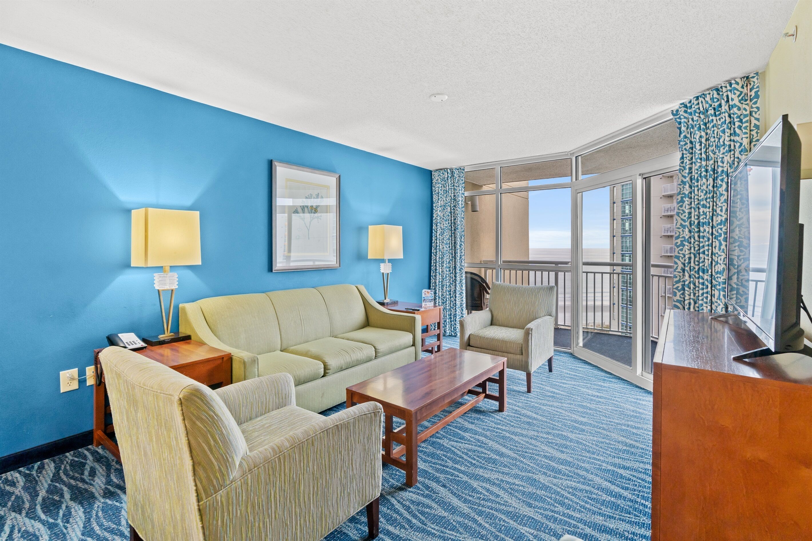 Living Room with Sofa Bed