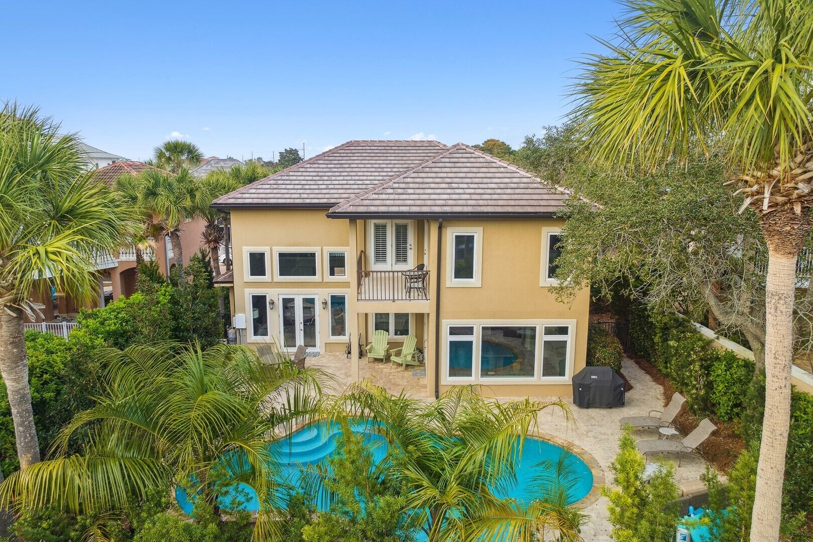Beach House - Private Pool - 5 min walk to Beach, Free Golf Each Day incl